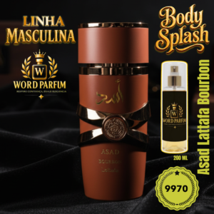 9970 - Asad Lattafa Bourbon (Body Splash Masculino)
