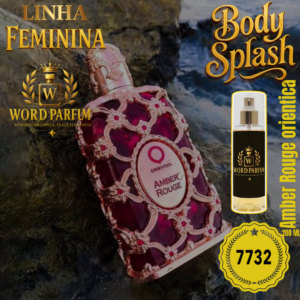 7732 - Amber Rouge Orientica (Body Splash Feminino)